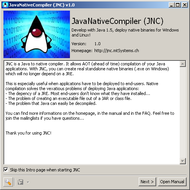 JNC - JavaNativeCompiler screenshot